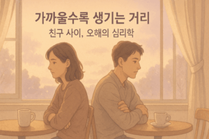 오래된 친구일수록 왜 오해가 잦을까? 심리학이 말하는 진짜 이유 6