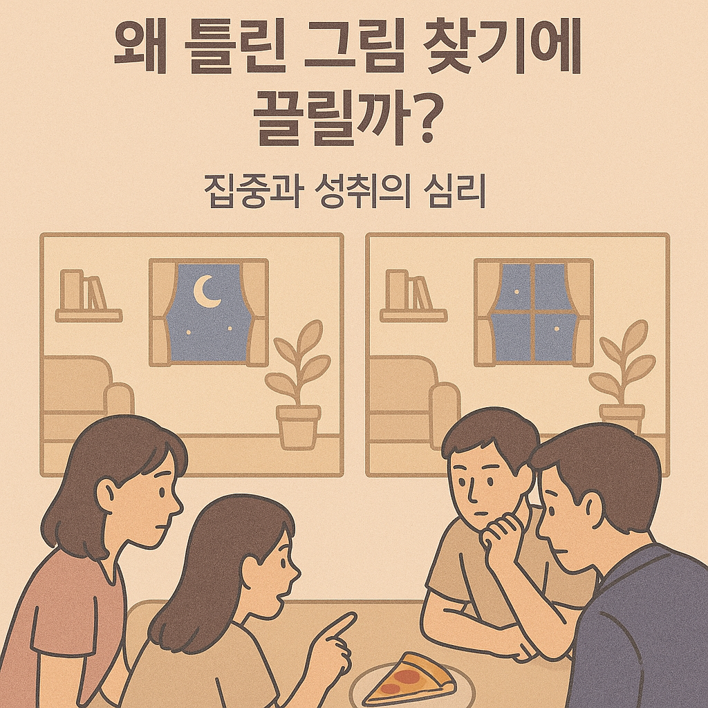 틀린 그림 찾기에 빠져드는 심리학적 이유 2