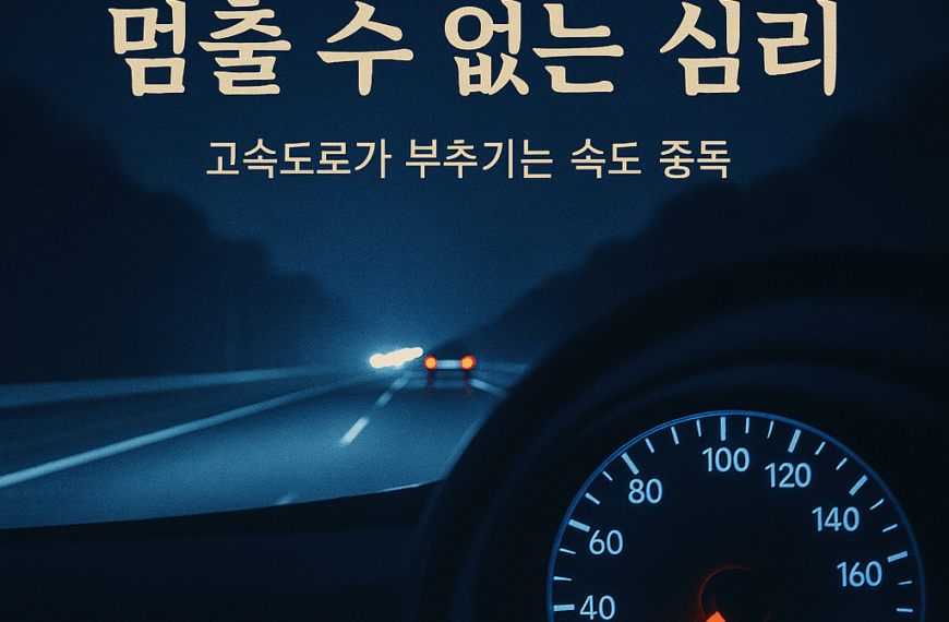 속도에 중독된 심리: 고속도로에서 왜 더 밟고 싶어질까? 5