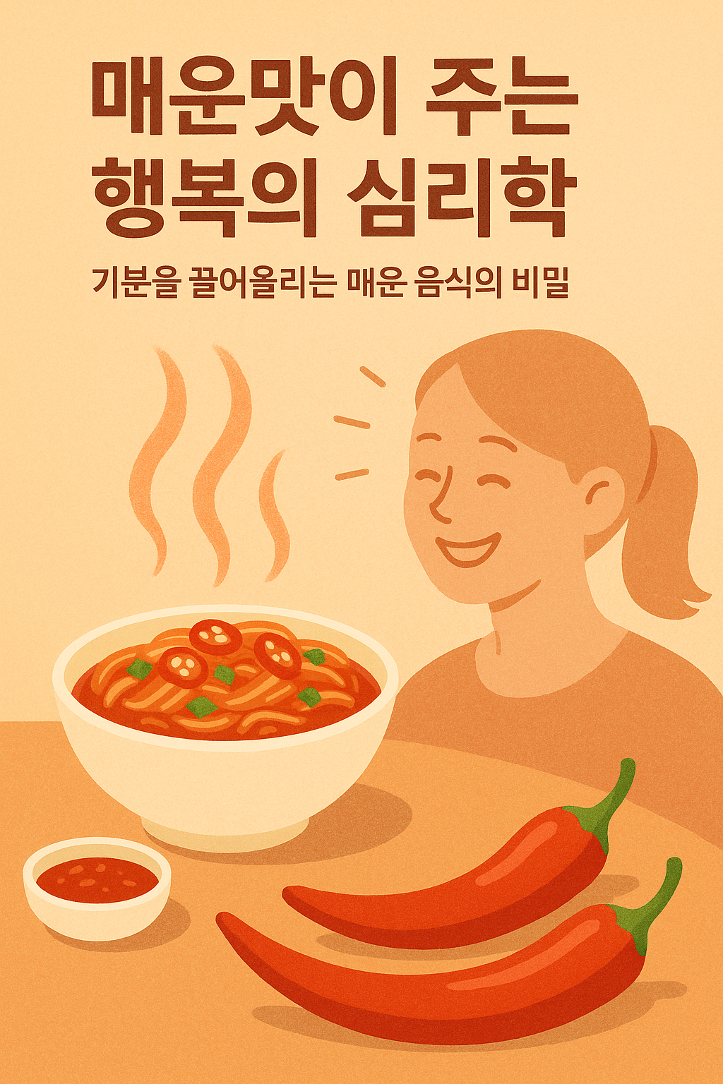 매운 음식이 기분을 끌어올리는 심리학적 비밀