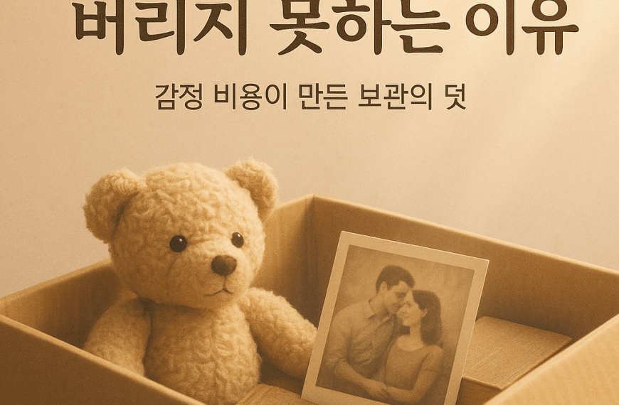 왜 우리는 오래된 물건을 쉽게 버리지 못할까? — ‘감정 비용’이 만든 보관의 덫 7