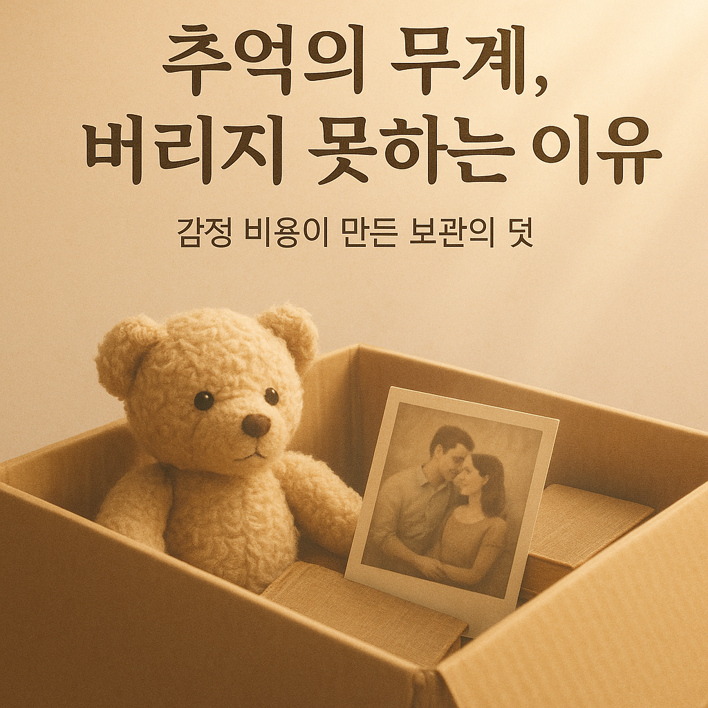 왜 우리는 오래된 물건을 쉽게 버리지 못할까? — ‘감정 비용’이 만든 보관의 덫 1