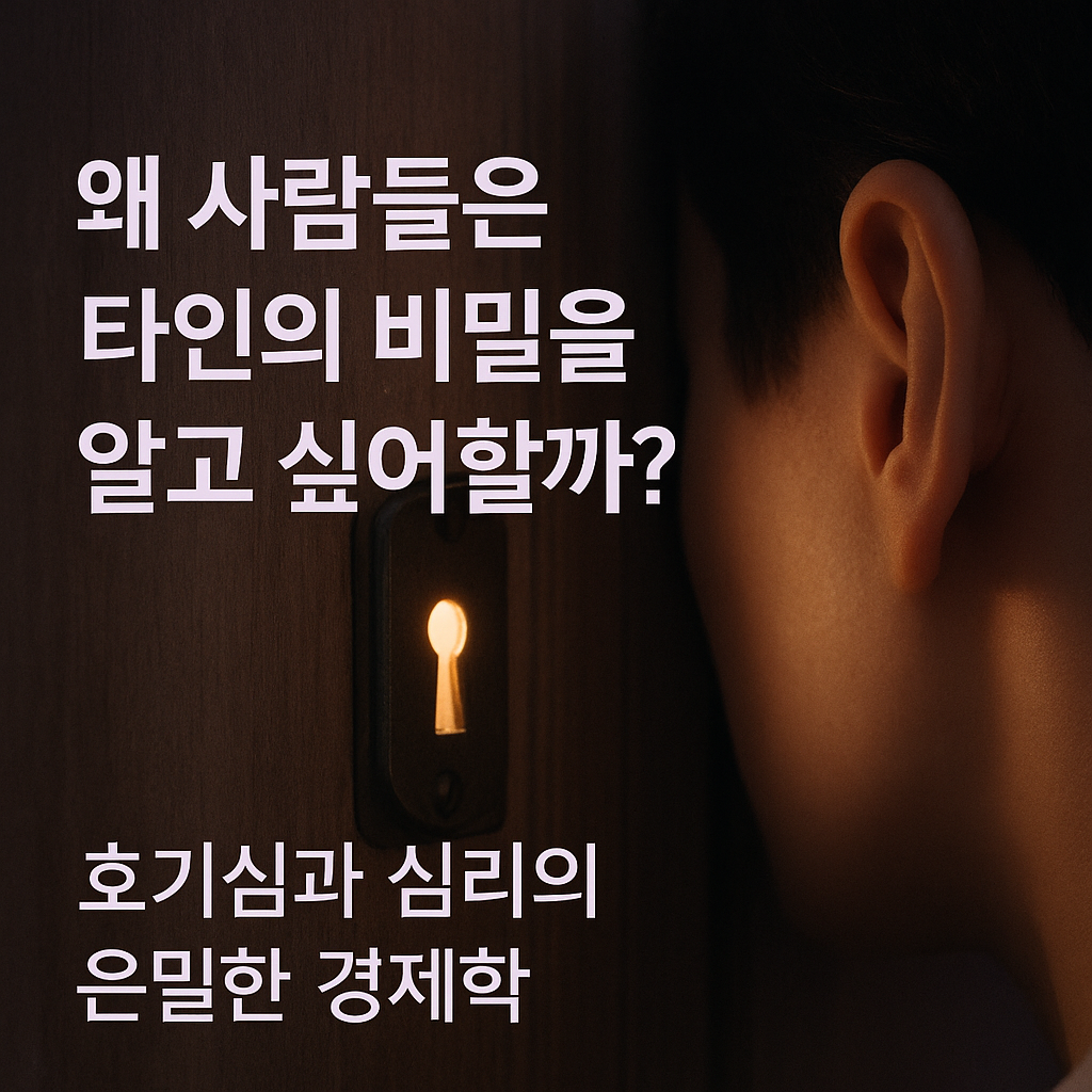 왜 사람들은 타인의 비밀을 알고 싶어할까? 1