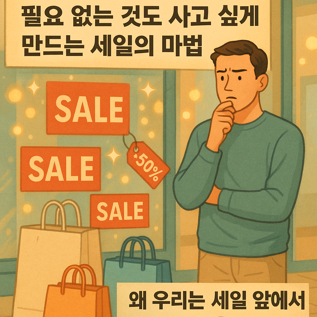 사람들이 전혀 필요 없는 물건을 세일하면 사는 이유 2