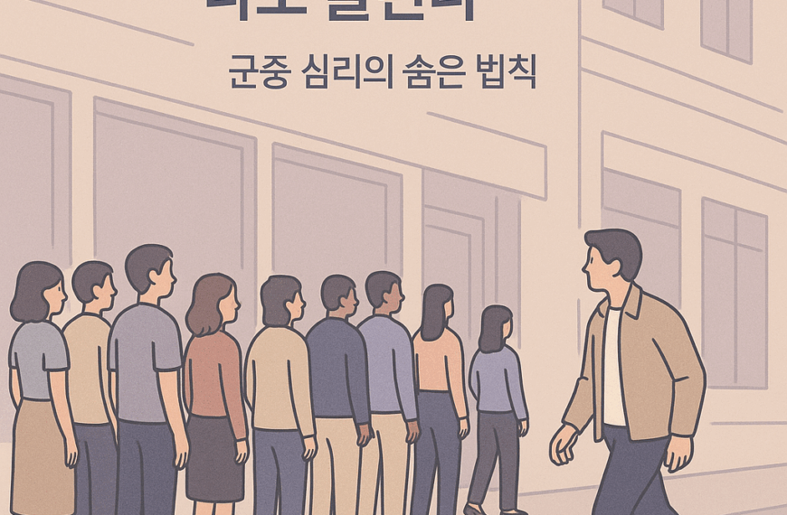 사람들이 줄 서는 곳에 끌리는 심리학적 이유 5