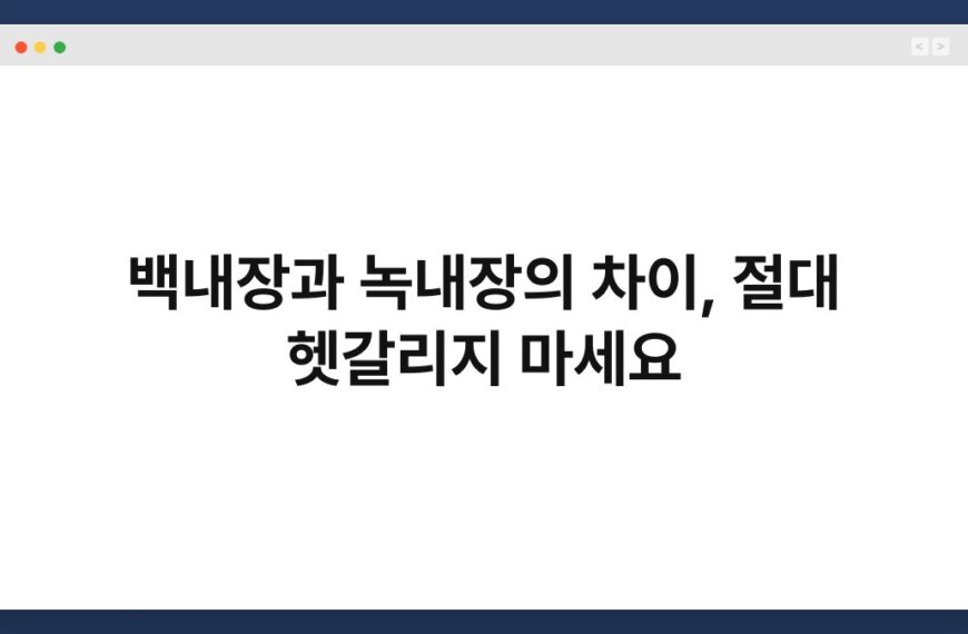 백내장과 녹내장의 차이, 절대 헷갈리지 마세요 6