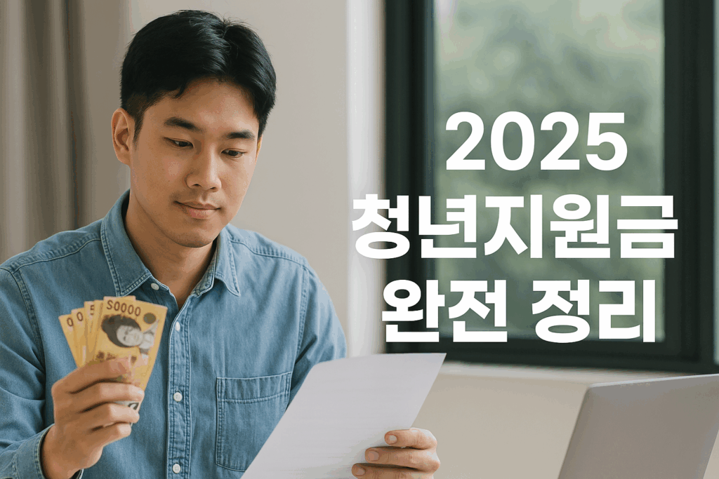 2025 청년지원금 완전 정리: 내게 맞는 제도 한눈에 보기 2