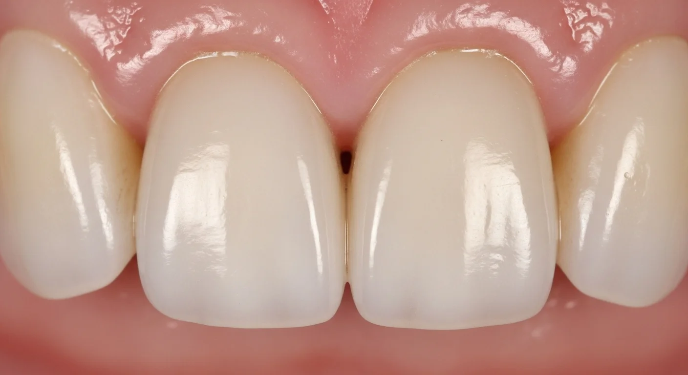 블랑쉬와 일반 라미네이트의 차이를 보여주는 치아