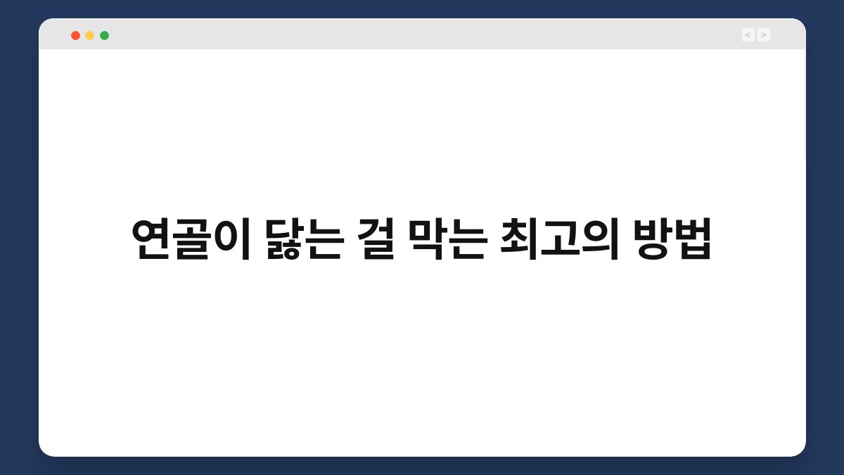 연골이 닳는 걸 막는 최고의 방법 1