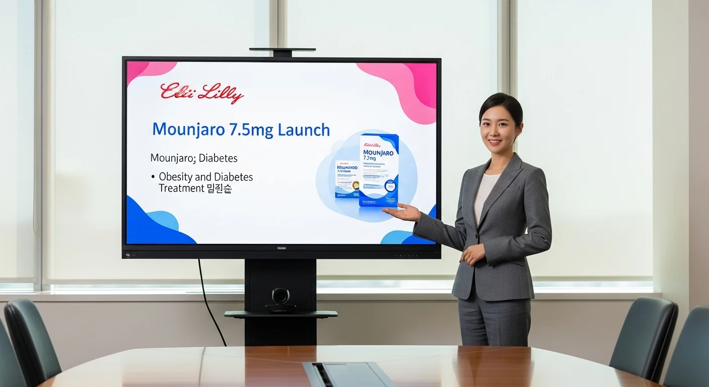 마운자로 7.5mg, 국내 출시일은 언제였나요?