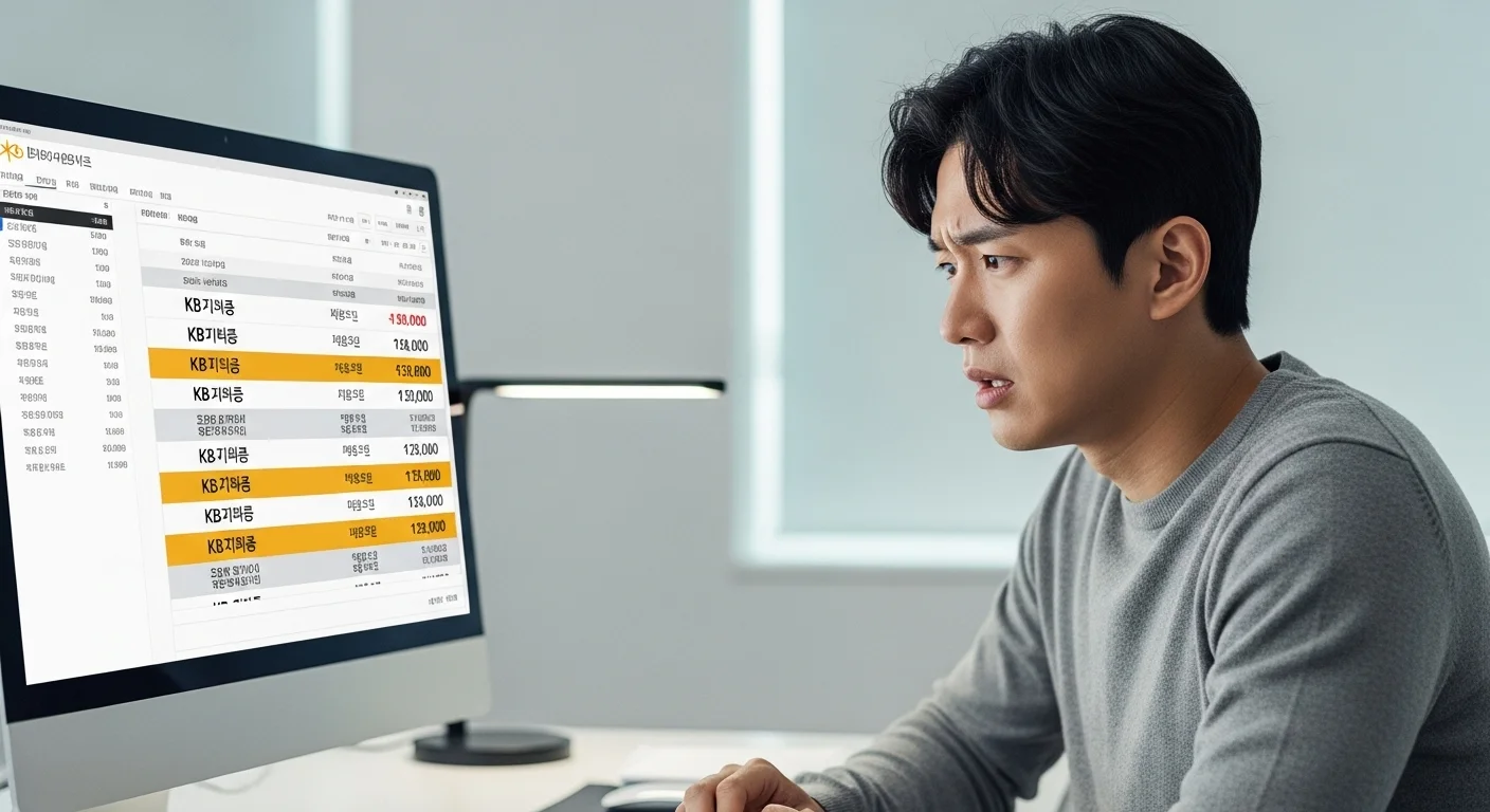 KB카드 출금내역, 도대체 뭘까요?